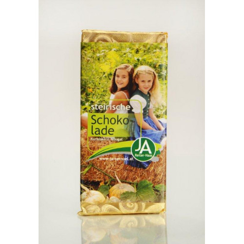 JA- Kürbiskern-Nougat Schokolade
